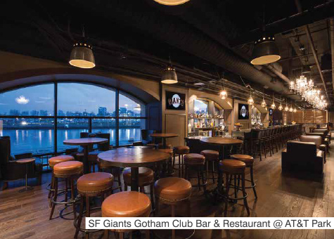 San Francisco Giants GOTHAM CLUB BAR and RESTAURANT